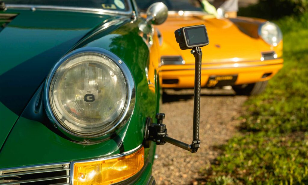 GoPro Boom + Lenkerhalterung Offiziell - Carbon Ausleger Für Action Kamera Aufnahmen