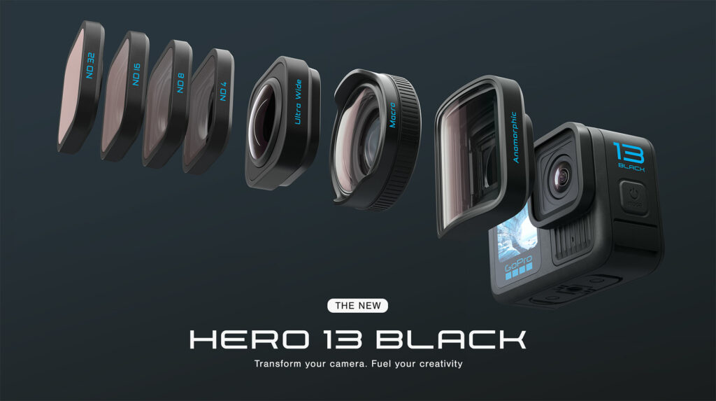 GoPro HERO13 Black (lentes serie HB + batería potente) | GoPro Perú